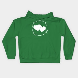 two hearts Kids Hoodie